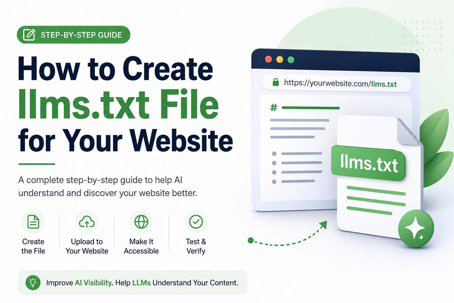 How to Create an llms.txt File for Your Website (Step-by-Step)