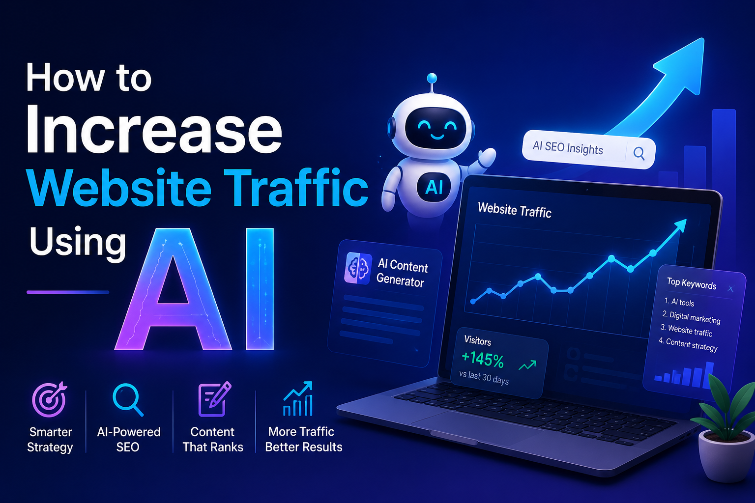 How to Increase Website Traffic Using AI (2026 Guide)