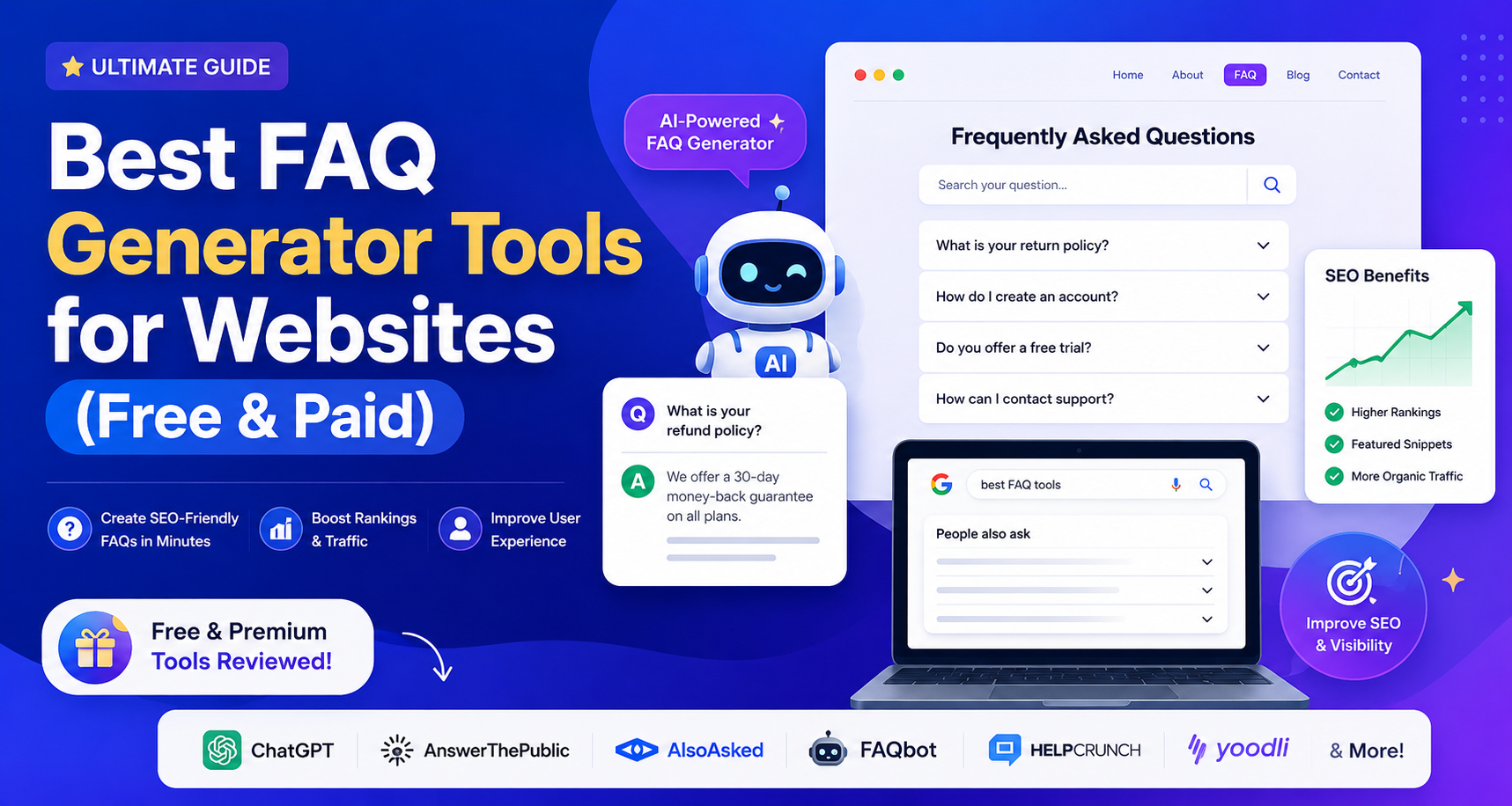 Best FAQ Generator Tools for Websites (Free &amp;amp;amp; Paid)