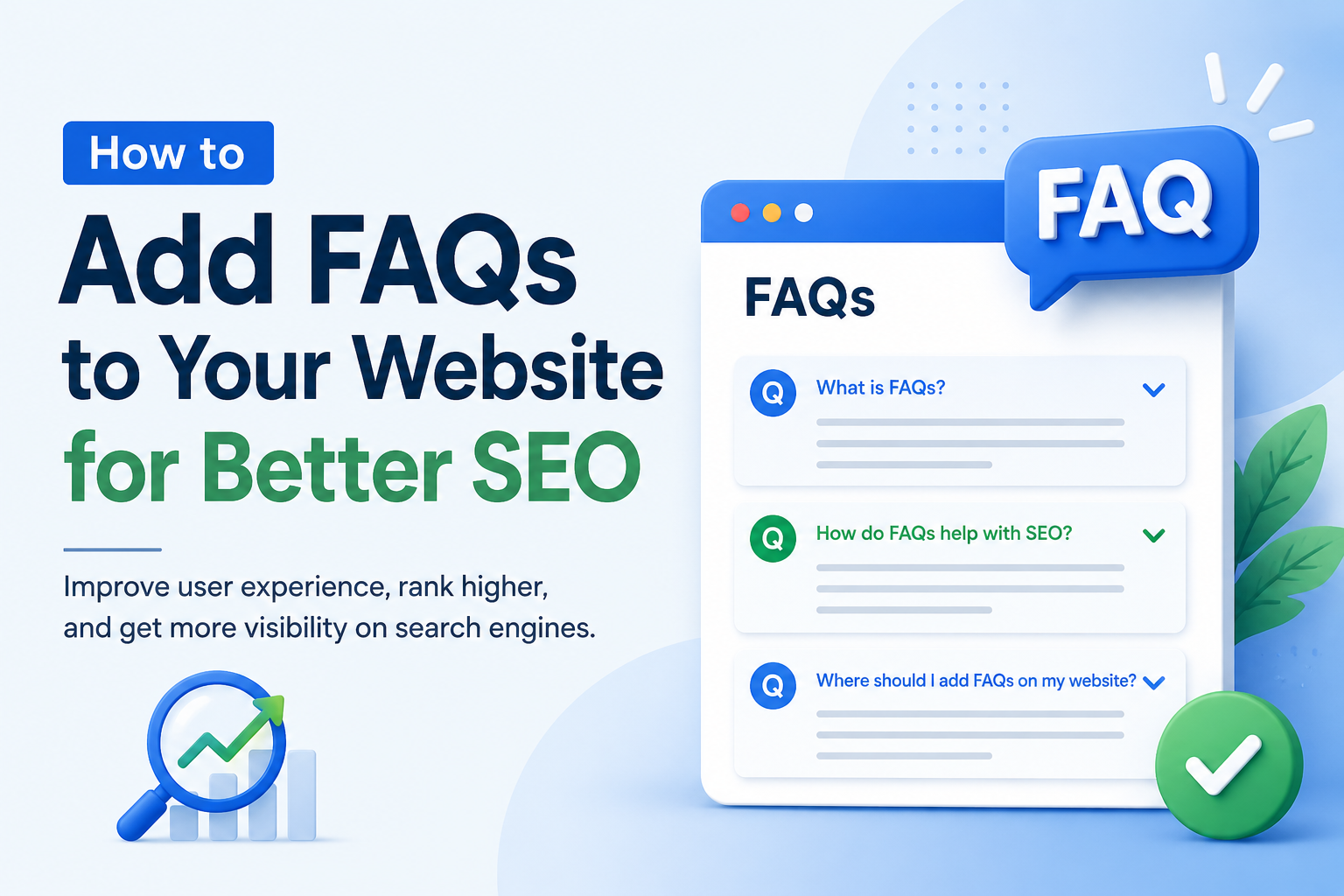 How to Add FAQs to Your Website for Better SEO