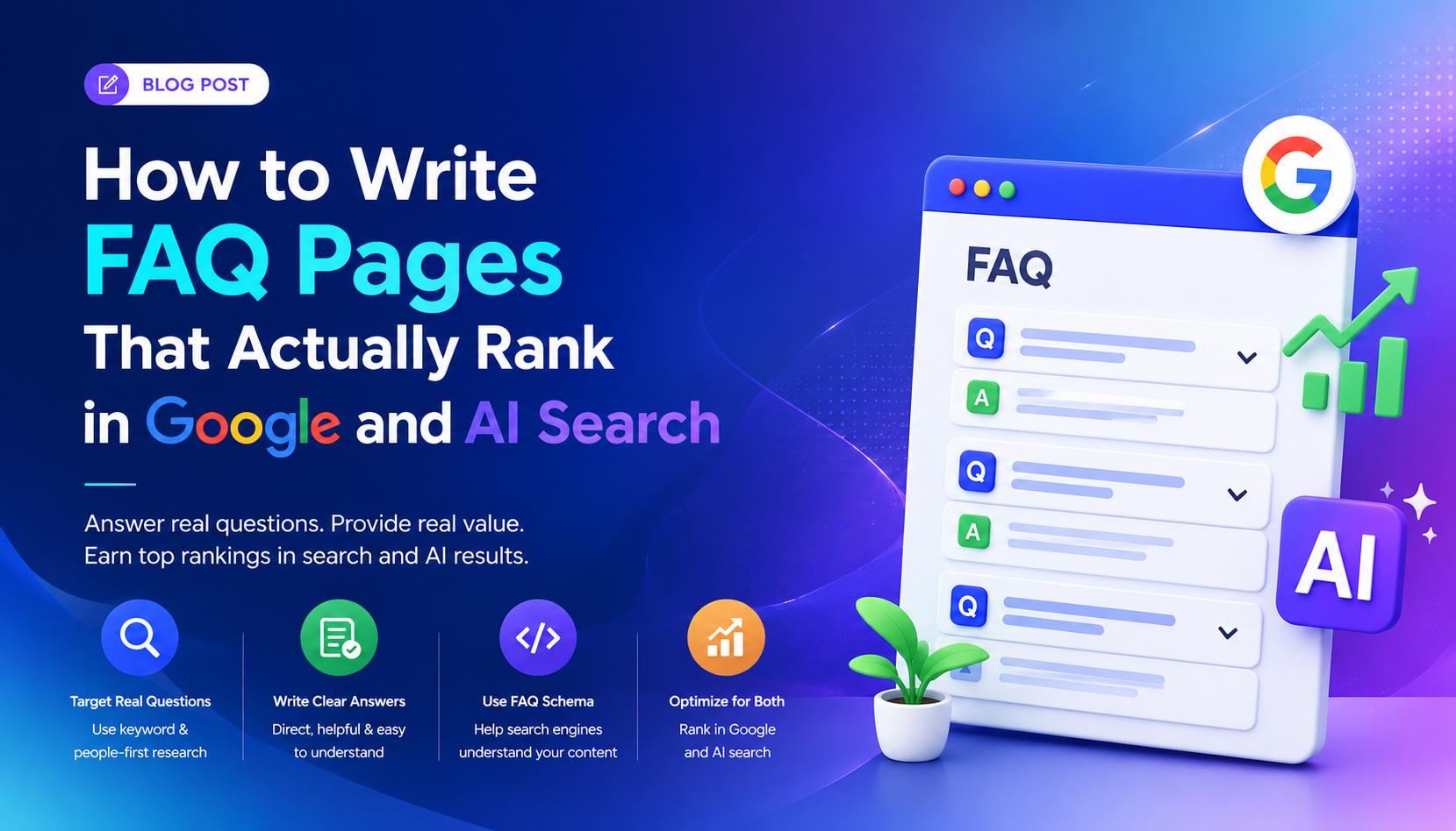 How to Write FAQ Pages That Actually Rank in Google and AI Search Not just