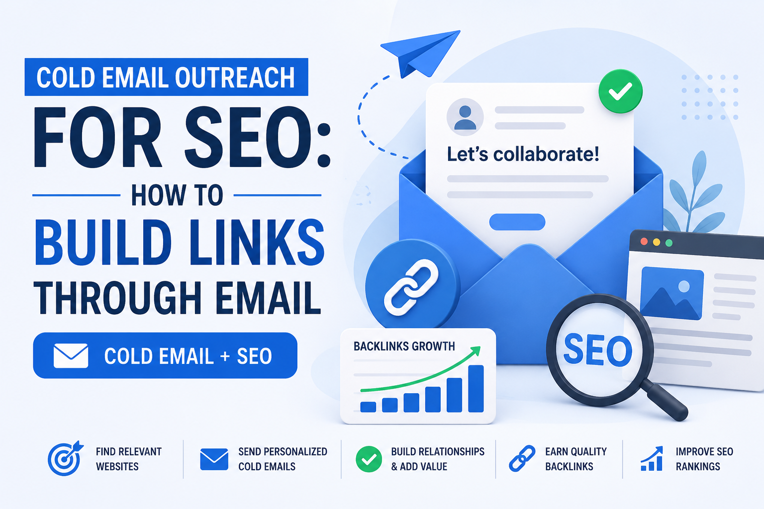 How to Build Links Through Email Cold email + SEO combined topic